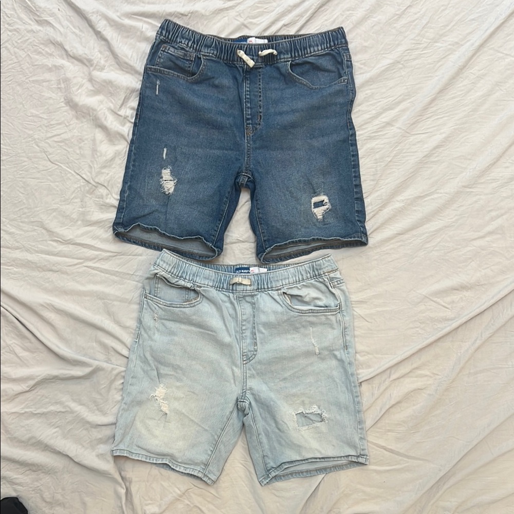 Boys Blue Denim Shorts LOT